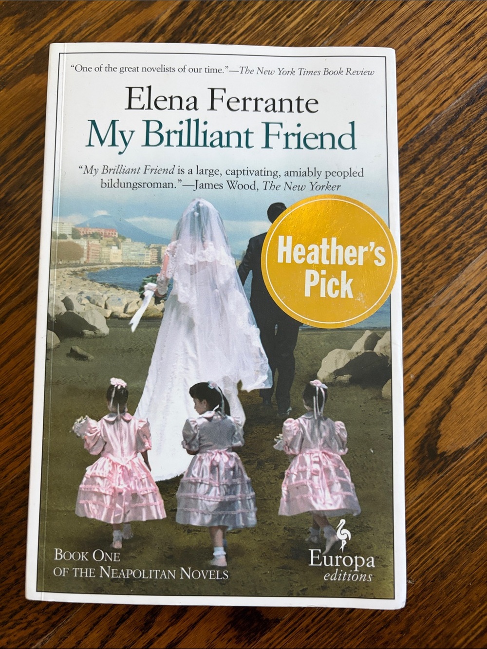 Elena Ferrante My Brilliant Friend - White & Pink Cover